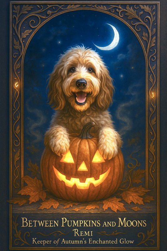 Between Pumpkins and Moons Pixel Paws Pet Portraits