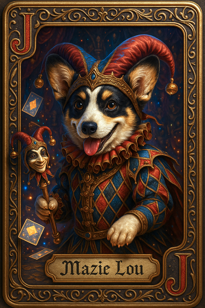Minstrel of Mischief Pixel Paws Pet Portraits