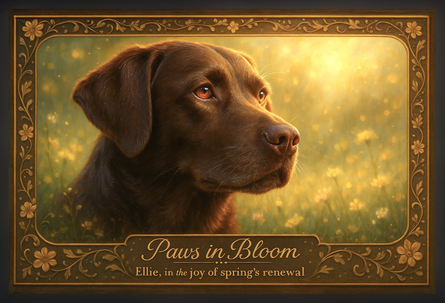 Paws In Bloom