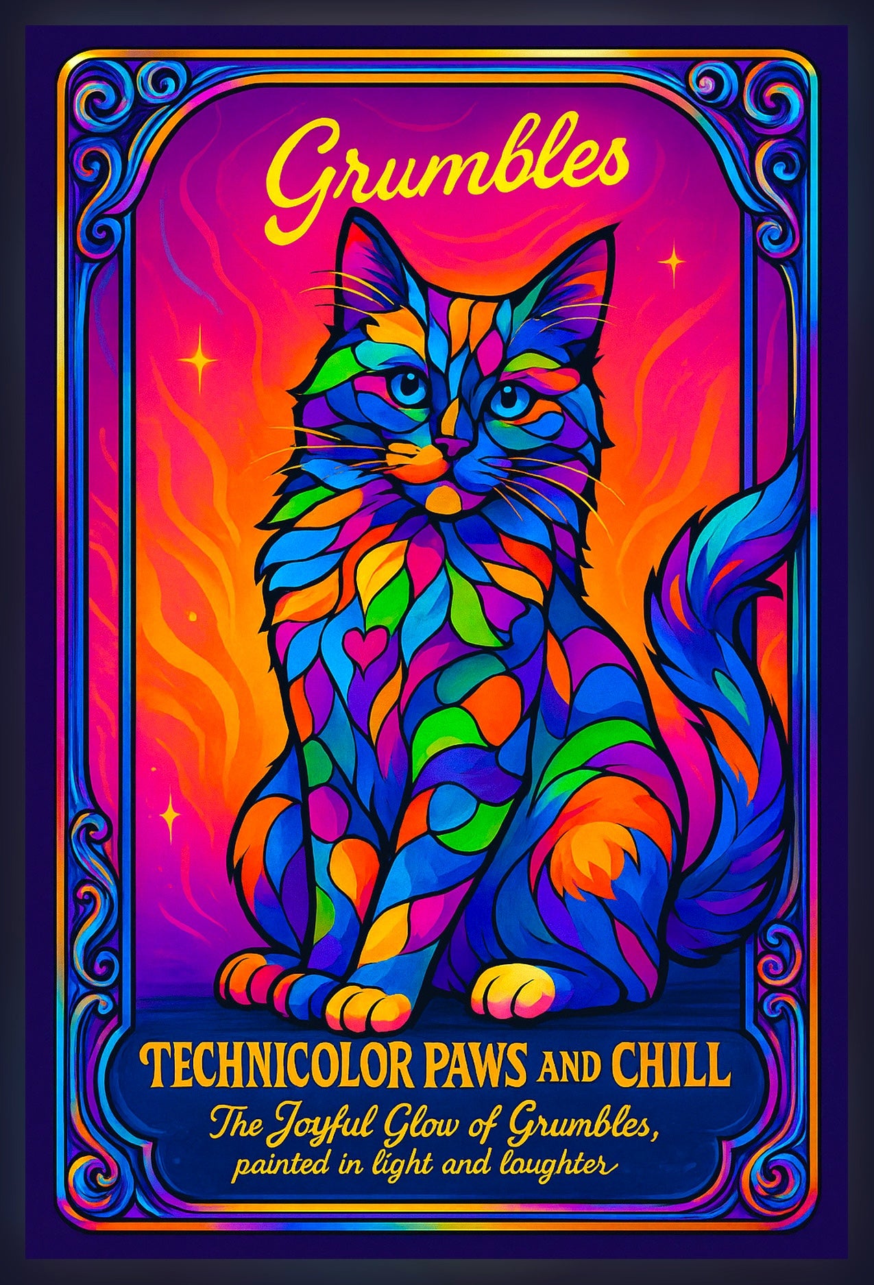 Technicolor Paws And Chill