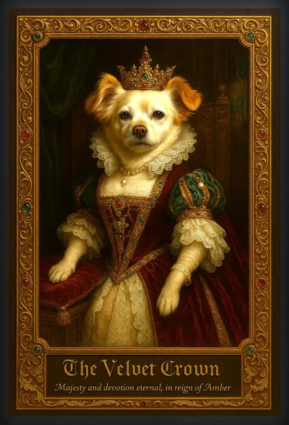 The Velvet Crown Pixel Paws Pet Portraits