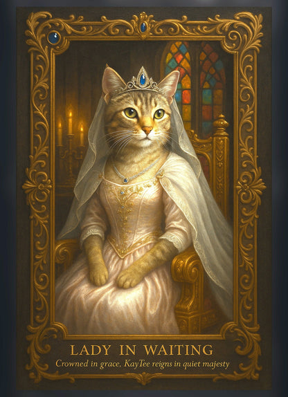 Lady In Waiting Pixel Paws Pet Portraits