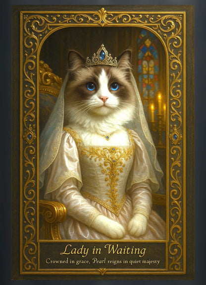 Lady In Waiting Pixel Paws Pet Portraits