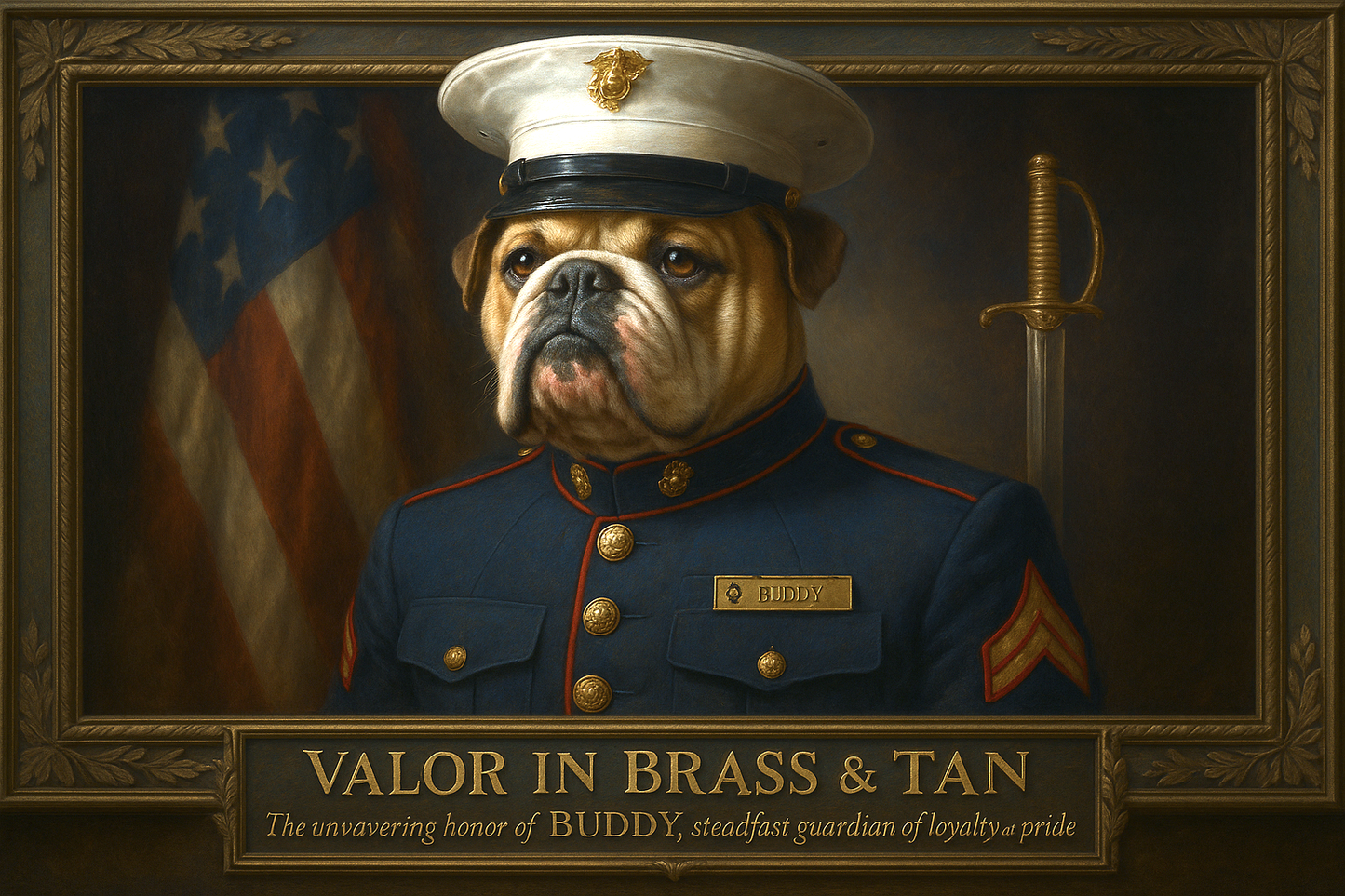 Valor in Tan & Brass