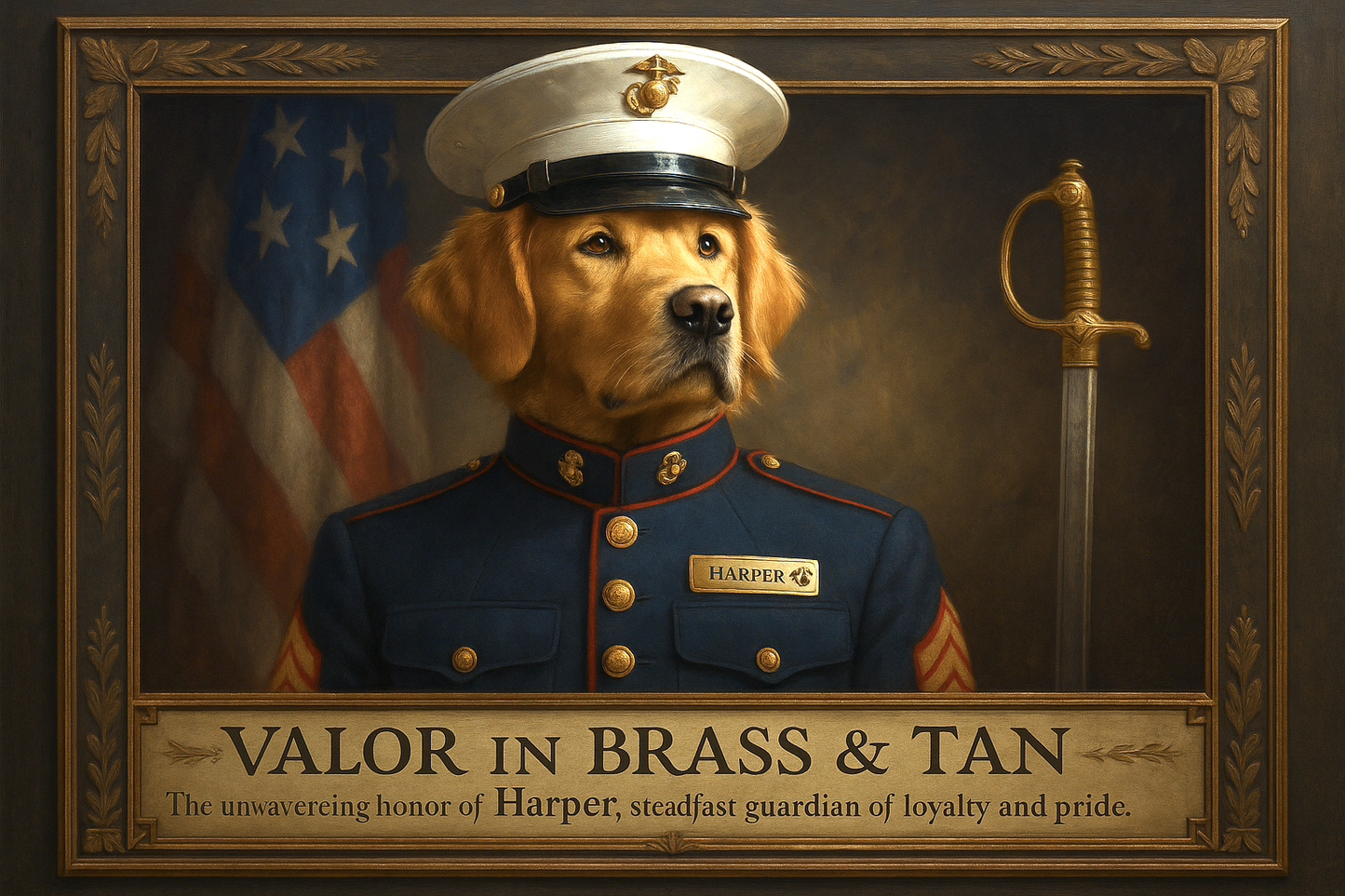 Valor in Tan & Brass