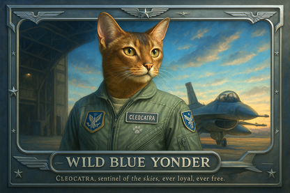 Wild Blue Yonder Pixel Paws Pet Portraits